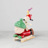SNOOPYïż½?s Sledding Adventure Figurine